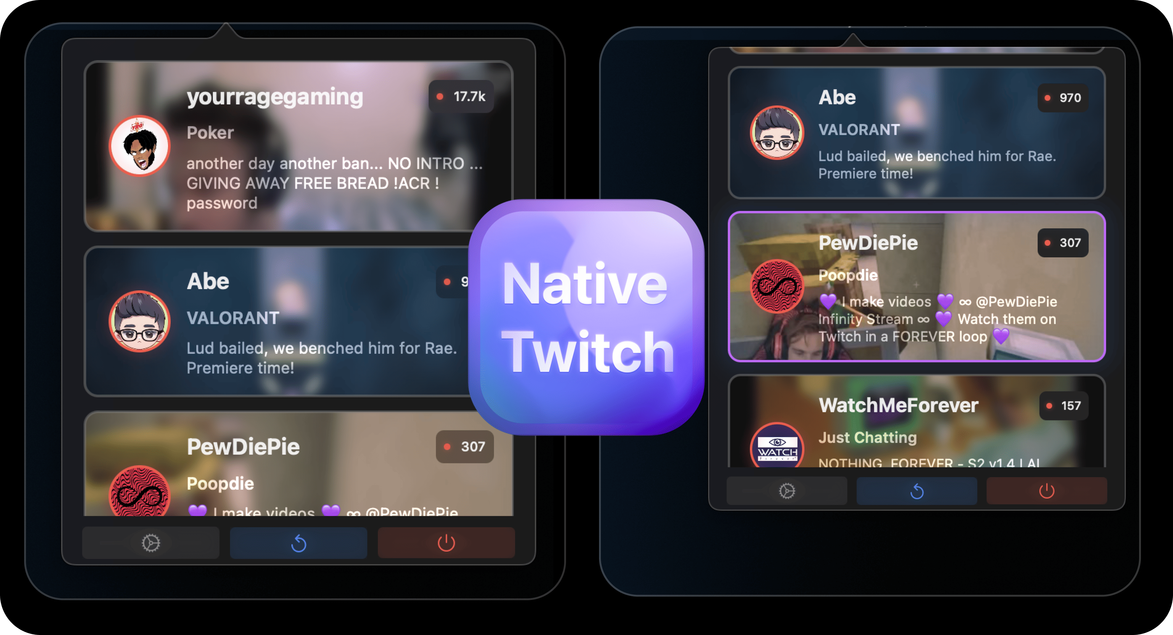 Native Twitch - App Banner